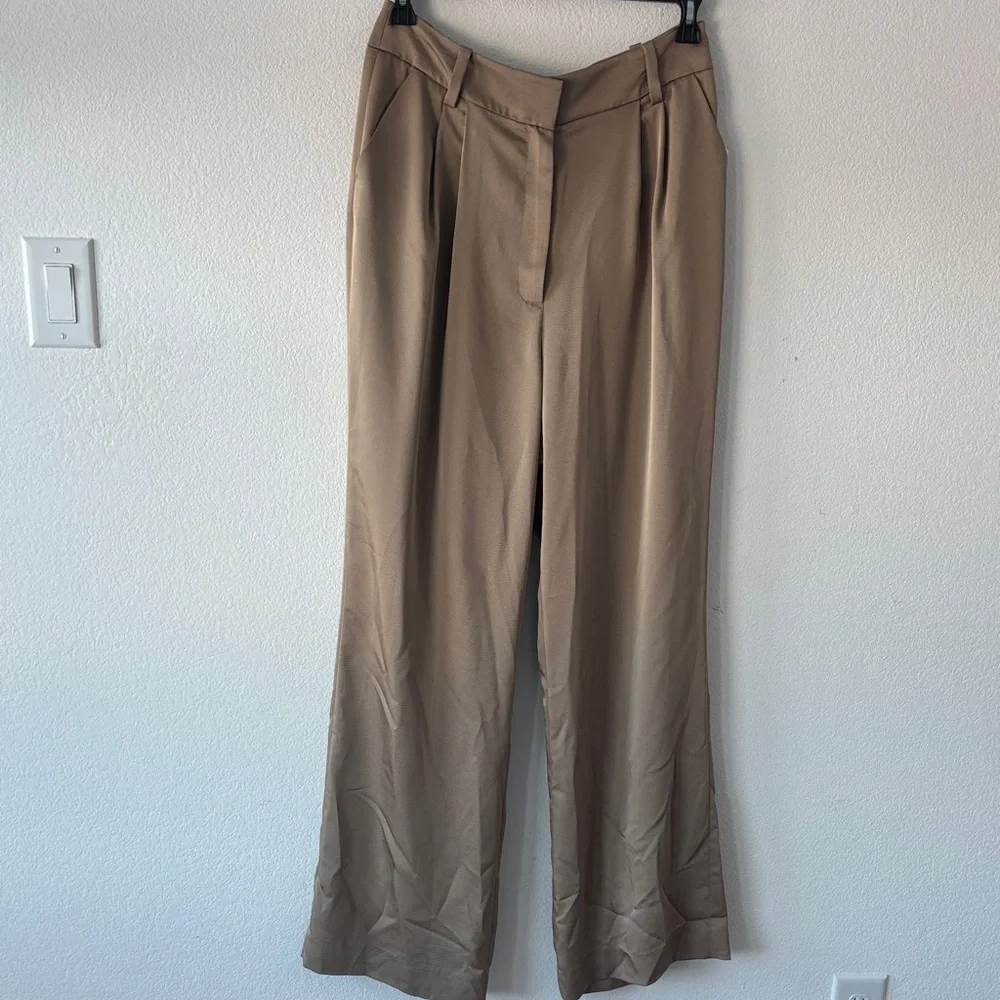 Favorite Daughter Tan Wide-Leg Pants - Picture 7 of 9